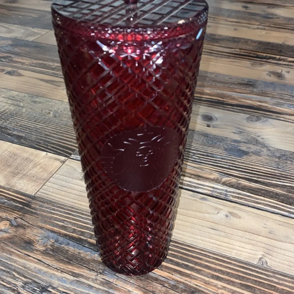 Starbucks Red Merlot 2022 Jeweled Holiday Tumbler 24oz